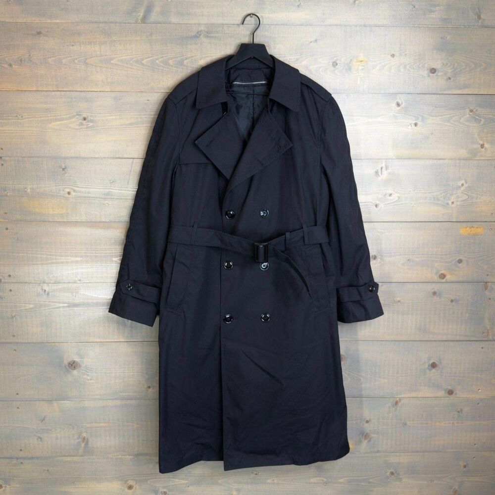 U.S. Military American Apparel Trench Coat w/ Removable Liner 42 Reg, Large